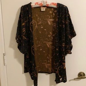 Vintage Billabong patterned kimono